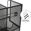 Mind Reader Multipurpose Countertop Organizer, Office Breakrooms, Cup and Condiment Station, Metal Mesh, Black