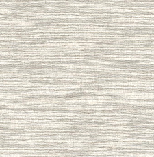 RoomMates Neutral Dimensional Grasscloth Peel and Stick Wallpaper, RMK12682PLW
