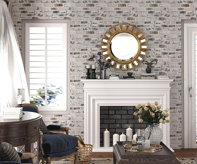 Brick Wallpaper Peel and Stick Wallpaper 17.3