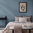 WADILE Grasscloth Peel and Stick Wallpaper 23.6in x 118in, Textured Contact Paper for Cabinets, Faux Linen Wall Paper Pull and Stick, Fabric Vinyl Wallpaper Self Adhesive Navy Blue