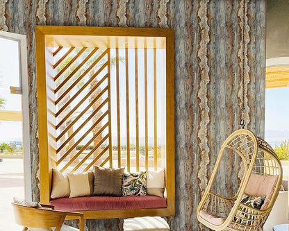 FLFK Rustic Wood Wallpaper,Peel and Stick Wood Grain Wall Mural for Living Room, Bedroom, Kitchen, Office, Apartment Decor 16"x128"