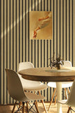 Wallpaper Peel and Stick Wood Grating Stripe Self-Adhesive Wallpaper Faux Wood Contact Paper Wood Slats Self Adhesive Wall Paper PVC Vinyl Film Removable Waterproof (Wood A, 17.3