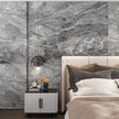 TOTIO 24x354inch Gray Marble Contact Paper Textured Grey Granite Wallpaper Peel Stick Countertop Paper Removable Waterproof Adhesive Thick Matte Marble Look Wall Paper Roll Kitchen Table Vinyl Wrap