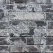 VEELIKE 15.7''x118'' Grey Brick Wallpaper Peel and Stick 3D Textured Faux Brick Wall Paper Self Adhesive Removable Waterproof Rustic Brick Contact Paper for Walls Bedroom Backsplash Cabinet Backdrop