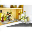 LYNK PROFESSIONAL® Pull Out Spice Rack Organizer for Inside Kitchen Cabinets - 6-3/8 inch Wide - Slide Out Drawer – Chrome Sliding Spice Organization for cabinet - Spice Racks - 1 Tier