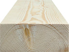 Dogberry Collections Smooth Timber Floating Shelf – Versatile Wood Mantel & Wall Shelf (Unfinished, 72 in.)