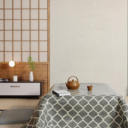 Dimoon 78.7"x17.7" Embossed Stripe Thicken Advanced Texture White Peel and Stick Wallpaper Stick Peel Modern Off-White Waterproof Contact Paper Pure Self Adhesive Wallpaper Removable Liner Viny Roll