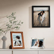 Vittanly 10 Pack Picture Frames, Picture Frames Collage Wall Decor with Two 8x10, Four 5x7, Four 4x6 Frames, Gallery Wall Frame Set for Wall or Tabletop Display, Black, Walnut Brown, Distressed White