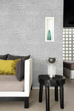 Gray Grasscloth Peel and Stick Wallpaper Textured Contact Paper 15.7inch x 393.7inch Faux Linen Vintage Grasscloth Contact Paper Self Adhesive Removable Wallpaper Vinyl