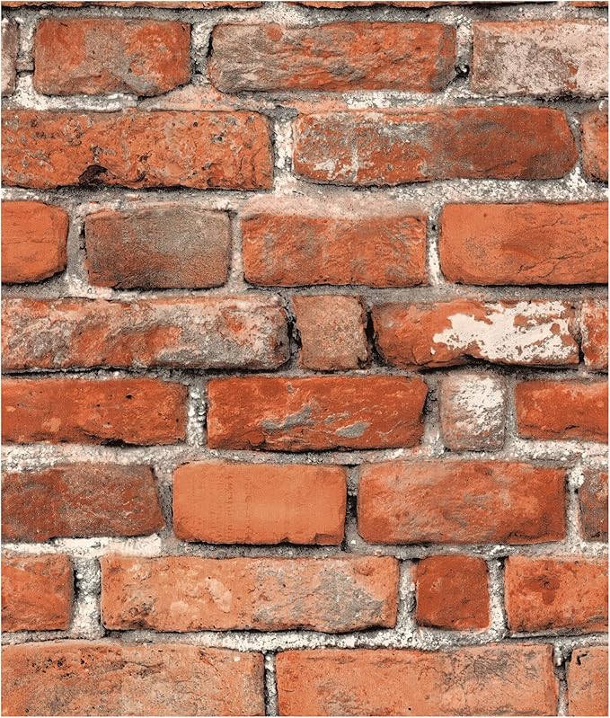 Faux Brick Peel & Stick Wallpaper - 17.7
