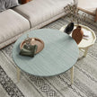 CRE8TIVE Large Size Mint Green Grasscloth Peel and Stick Wallpaper Textured 24