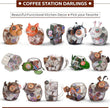 Made Easy Kit Coffee Pod Organizer - Home Coffee Bar Functional Décor - Café Station Countertop Storage Accessories (Brown Horse)
