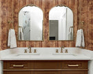 FLFK Vintage Wallpaper Peel and Stick Brown Wood Contact Paper Removable Wallpaper for Bedroom Kitchen Cabinets 16