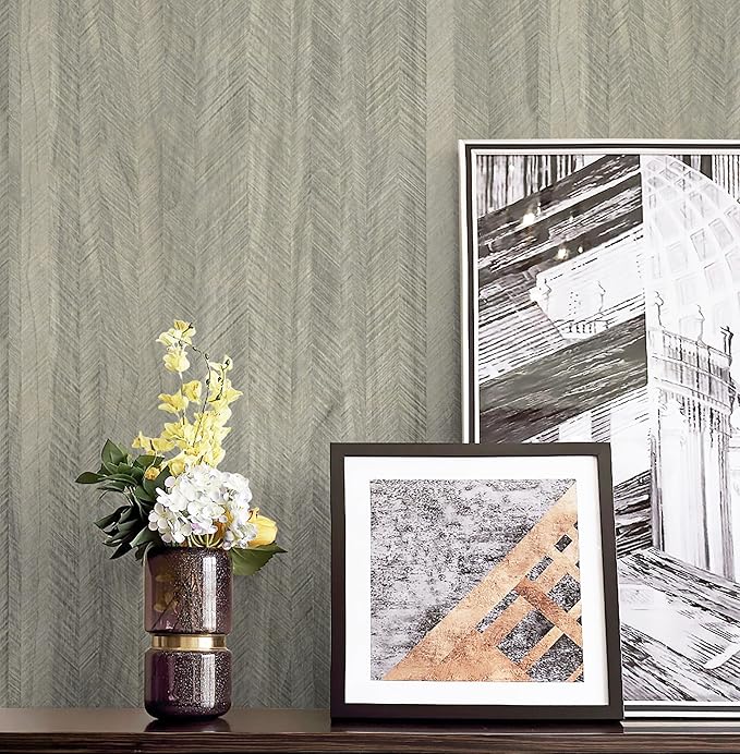 Safiyya 118"×15.7" Contact Paper Peel and Stick Wallpaper Wood Contact Paper for Countertops Wall Paper Self Adhesive Removable Wallpaper for Cabinets and Drawers Waterproof Vinyl