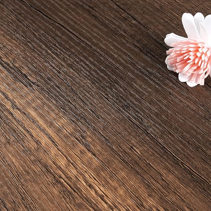 Stickyart Walnut Wood Grain Contact Paper for Cabinets and Drawers - Peel and Stick Wallpaper, Textured Wood Wallpaper, Removable Self Adhesive Wall Paper for Countertops - 15.8"x80"