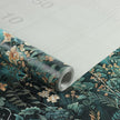 Floral Peel and Stick Wallpaper Green Flower Contact Paper 16.9inch x 118.1inch Botanical Self Adhesive Wallpaper for Bedroom Bathroom Vintage Decorative Cabinet Removable Paper Vinyl Roll