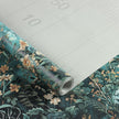 Floral Peel and Stick Wallpaper Green Flower Contact Paper 16.9inch x 196.8inch Botanical Self Adhesive Wallpaper for Bedroom Bathroom Vintage Decorative Cabinet Removable Paper Vinyl Roll