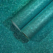 CHIHUT Teal Blue Glitter Wallpaper Stick and Peel for Bedroom Walls 15.7''x236'' Removable Teal Sparkle Wallpaper Decorative Shiny Glitter Contact Paper Self Adhesive Fabric Roll for Drawer Dresser