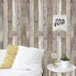 Yun-aeon Natural Wood-Grey Wood Contact Paper Peel and Stick Wallpaper 17.3