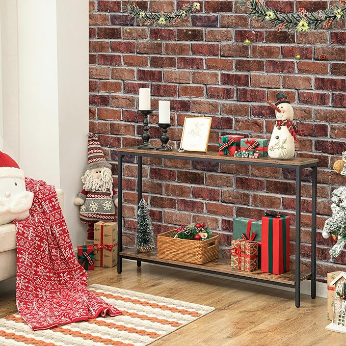 Rugreat Red Brick Peel and Stick Wallpaper Faux Brick Contact Paper for Cabinets Self Adhesive Removable Wallpaper for Backsplash Waterproof Textured Contact Paper for Fireplace Vinyl 17.3inW 393inL