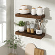 16 Inch Floating Shelves for Wall 2 Pack, 16