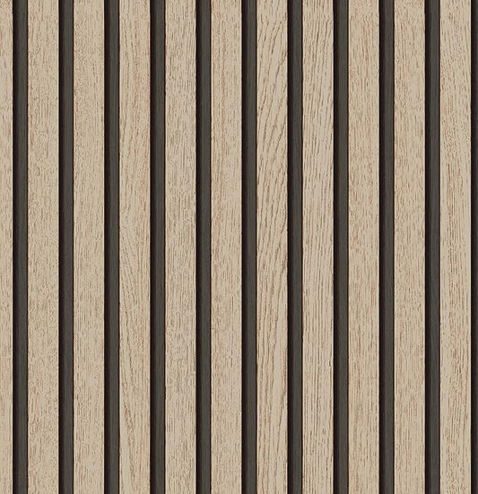 Wallpaper Peel and Stick Wood Grating Stripe Self-Adhesive Wallpaper Faux Wood Contact Paper Wood Slats Self Adhesive Wall Paper PVC Vinyl Film Removable Waterproof 17.3" x 118"