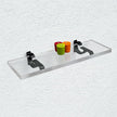 Clear Acrylic Shelves for Wall Storage, 6