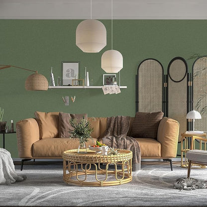 Green Peel and Stick Wallpaper 118.1''x17.7'' Green Contact Paper for Cabinets and Drawers with Tools, Removable Self Adhesive Thicken Wall Paper for Home Wall Decoration and Covering Old Furniture