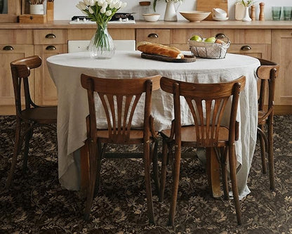 FLFK Peel and Stick Wallpaper Black Gothic Wall Paper for Bedroom Kitchen Apartment Decor 16" x 64"