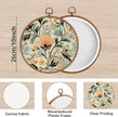 KSDUT Flower Wall Art Decor - Boho Botanical Neutral Rustic Wall Art Canvas Frame Hanging Prints, Vintage Landscape Round Wall Art Decor for Home Farmhouse Decorations 10