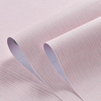 Haimin Grasscloth Wallpaper Textured 24in X 393in Fabric Contact Paper Pink Wall Paper Textured Linen Peel and Stick Self-Adhesive Thick Vinyl Embossed Film Wallpaper (Pink)