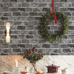 JiffDiff Brick Wallpaper Peel and Stick, Removable Vintage Self Adhesive Wallpaper Renter Friendly Textured Stick on Wallpaper Contact Paper （17.3