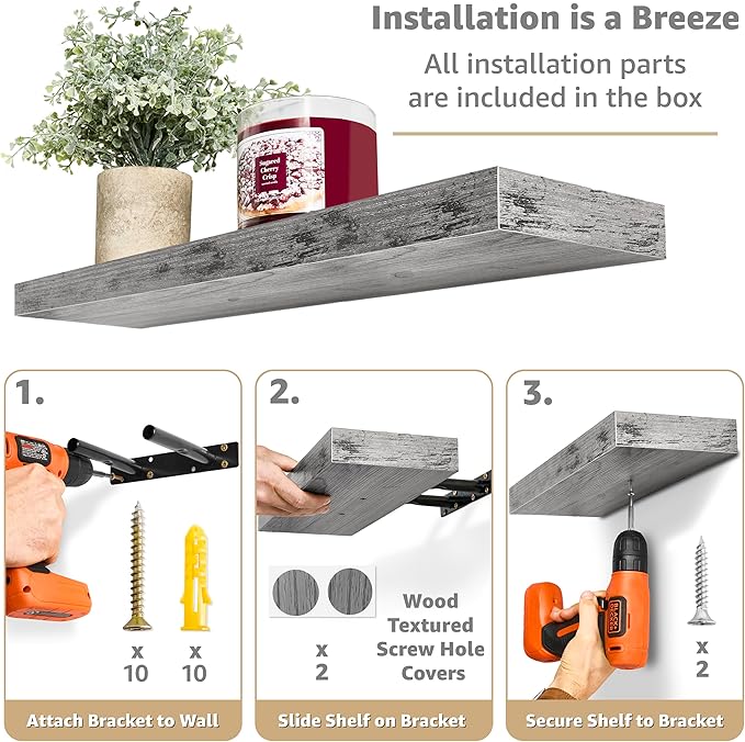 Sorbus Floating Shelves for Wall - 24