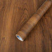 Abyssaly Wood Contact Paper, Brown Wood Peel and Stick Wallpaper for Cabinets, Self Adhesive Waterproof Wall Paper for Furniture Countertops Drawer Shelf Liner 11.8