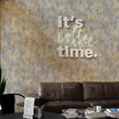 JiffDiff Vintage Metallic Peel and Stick Wallpaper Self Adhesive Industrial Metallic Concrete Wall Paper Modern Stick on Wallpaper Contact Paper(17.3