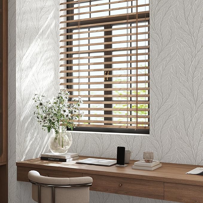 Leaf Wallpaper Peel and Stick Boho 17.3