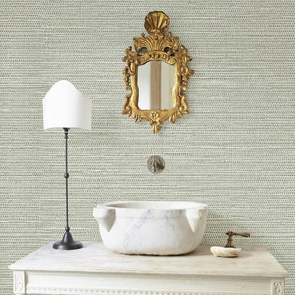 JiffDiff Grasscloth Wallpaper Peel and Stick Cream Grassweave Stick on Wallpaper Textured Self Adhesive Wall Paper Contact Paper 1181" x 17.3"