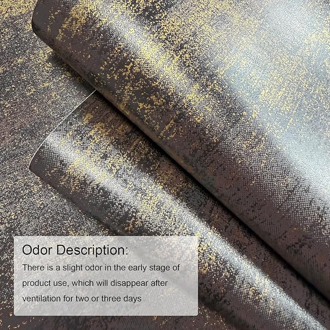 JiffDiff Vintage Metallic Peel and Stick Wallpaper Self Adhesive Industrial Metallic Concrete Wall Paper Modern Stick on Wallpaper Contatt Paper(17.3