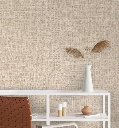 Guvana Grasscloth Peel and Stick Wallpaper Beige Textured Contact Paper Modern Removable Self Adhesive Wall Paper Thicken Fabric Faux Linen Wallpaper for Bathroom Living Room Cabinets 394inx15.7in