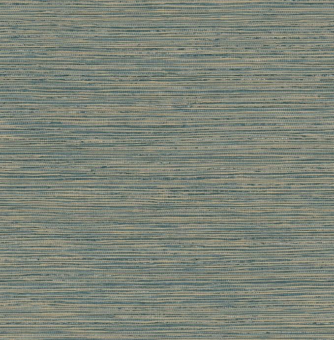 RoomMates Teal Dimensional Grasscloth Peel and Stick Wallpaper, RMK12684PLW