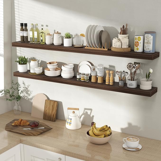 55 Inch Floating Shelves for Wall 2 Pack, 55