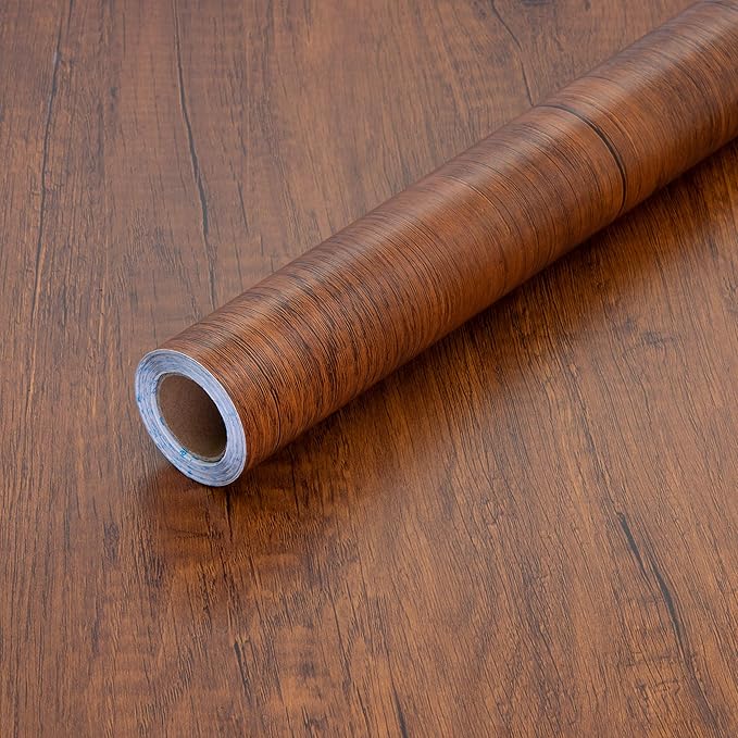 Decoroom Peel and Stick Wood Grain Contact Paper 17.71