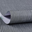 Haimin Grasscloth Wallpaper Textured 24in X 393in Fabric Contact Paper Gray Wall Paper Textured Linen Wallpaper Peel and Stick Self-Adhesive Thick Vinyl Embossed Film Wallpaper (Gray)