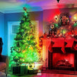 4 Pack Battery Operated Spot Lights Indoor, 13 Color Plant Uplighting Decor, Wall Lights for Pictures, Display for Tree Artwork Bookshelf