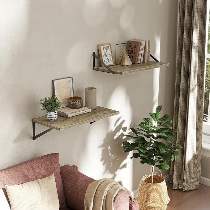Deep Floating Shelves Wall Mounted, 24