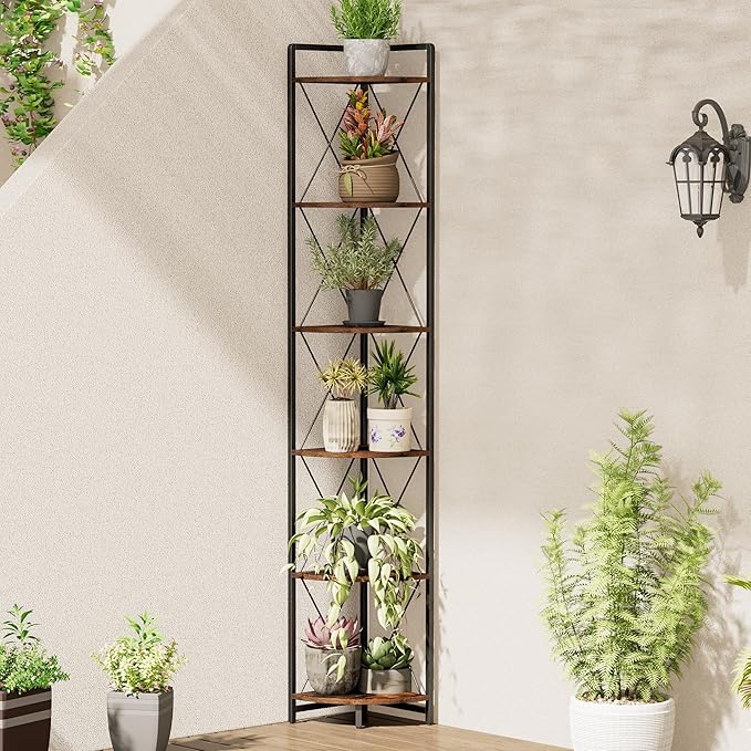 6 Tier Corner Shelf Stand, 78