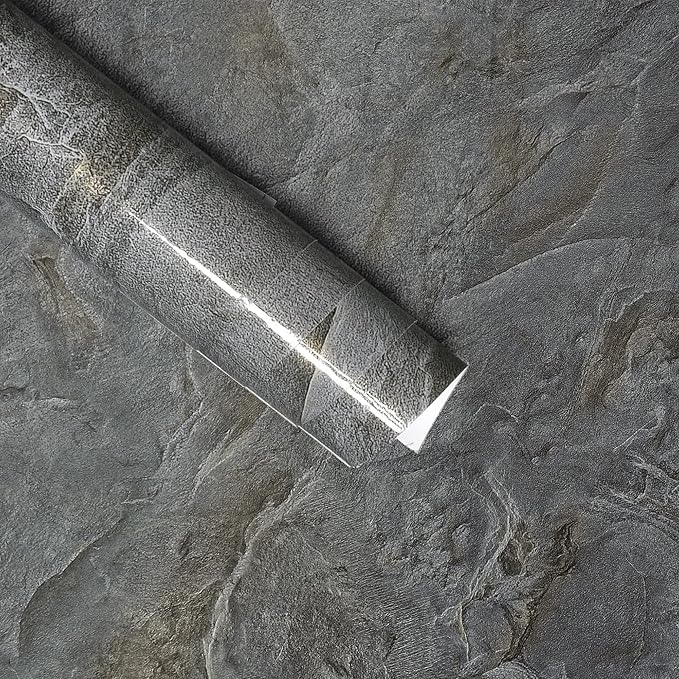 Gray Gold Marble Contact Paper peel and stick Countertop Wallpapers 157x32inch Wide Waterproof Self Adhesive Vinyl Laminate Sheets Sticker for Kitchen Locker Counter Top Apartment Temporary Wall Paper