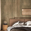 BOMENG 31.5x197in Extra Wide Dark Brown Wood Grain Contact Paper Peel and Stick Wallpaper Self Adhesive Matte Textured Wood Stick Paper Removable Waterproof for Cabinets Shelves Laminate Sheets