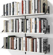 Heimlove Floating Shelves for Wall, 36 Inch Long Wood Floating Bookshelf Set of 3, Wall Mounted Hanging Shelf for Bathroom Bedroom Kitchen, White