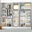 Shoe Storage,10 Tier Shoe Rack Organizer for Closet Shoe Cabinet with Door Shoe Shelves for Closet,Entryway,Hallway,Bedroom